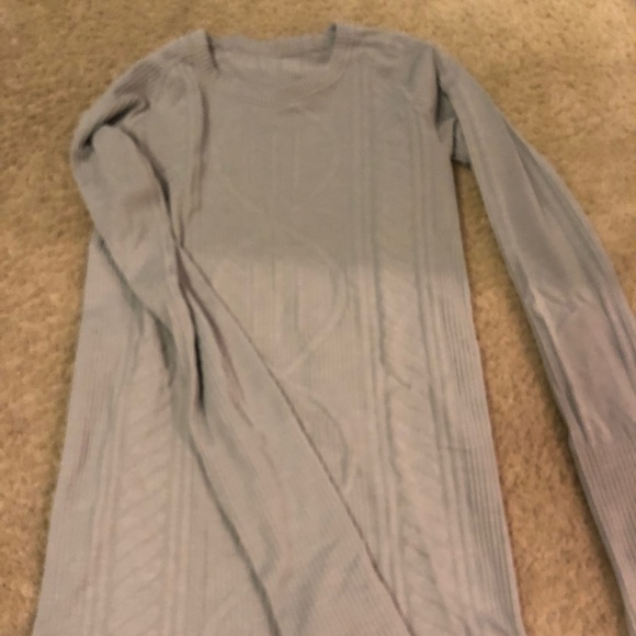 lululemon athletica Tops - Lululemon Grey Long Sleeve Shirt